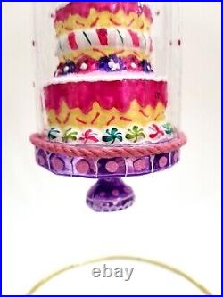 Christopher Radko Confectionary Cloche #1021939 Three Tier Cake