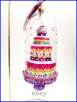 Christopher Radko Confectionary Cloche #1021939 Three Tier Cake