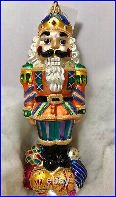 Christopher Radko Cracker King Christmas Ornament Collectible Retired Vtg # 8480