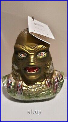 Christopher Radko Creature From The Black Lagoon Hand Made Glass Ornament