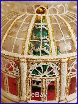 Christopher Radko Crystal Clear Solarium Ornament Atrium / Observatory