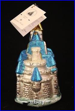 Christopher Radko DISNEY Cinderella Castle Christmas Ornament w Tags 1998