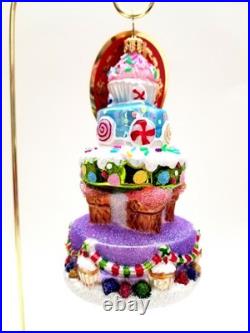 Christopher Radko Deliciously Delightful Cake #1019673 Three Tier Cake