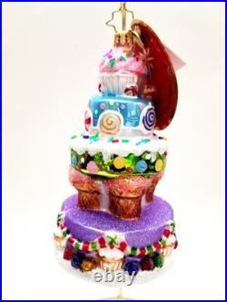 Christopher Radko Deliciously Delightful Cake #1019673 Three Tier Cake