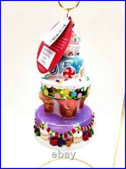 Christopher Radko Deliciously Delightful Cake #1019673 Three Tier Cake