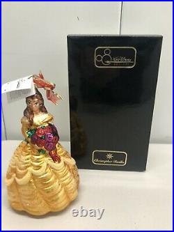 Christopher Radko Disney 1998 BELLE Beauty & the Beast Princess Ornament #2430