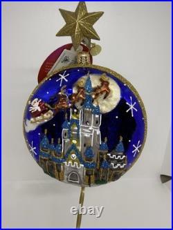 Christopher Radko Disney 2026 Santa Over Cinderella Castle Ornament Wdw