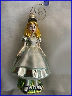 Christopher Radko Disney Alice in Wonderland Ornament Used In Box