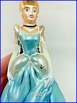 Christopher Radko Disney CINDERELLA 2001 Exclusive Ornament with Tag Princess