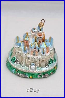Christopher Radko Disney Cinderella Castle Christmas Ornament #83/1000