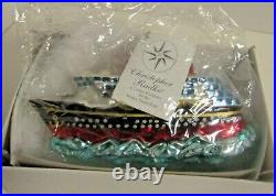 Christopher Radko Disney Cruise Line Ship Christmas Glass Ornament 00-DIS-44 NEW