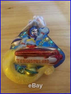 Christopher Radko Disney Exclusive Tomorrowland Goofy Glass Ornament
