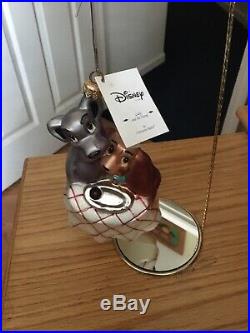 Christopher Radko Disney Lady and The Tramp 695/3500 Glass Ornament 98-DIS-39
