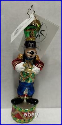 Christopher Radko Disney Little Drummer Goofy Limited Edition to 1500
