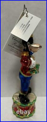 Christopher Radko Disney Little Drummer Goofy Limited Edition to 1500