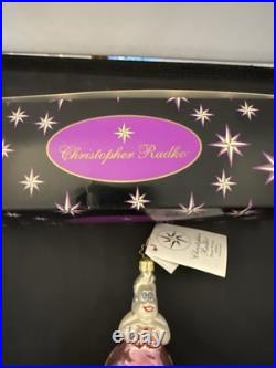 Christopher Radko Disney Little Mermaid URSULA Ornament 6.5 New in Box