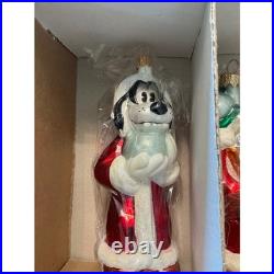 Christopher Radko Disney Mickey and Friends Snowball Fun 2000 6 Ornament Set COA