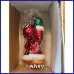 Christopher Radko Disney Mickey and Friends Snowball Fun 2000 6 Ornament Set COA