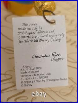 Christopher Radko Disney Pinocchio 1996 LE 4907/5000 Ornament 96-DIS-09 7