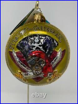 Christopher Radko Disney Pirates of the Caribbean Glass Ornament 3011382 RARE
