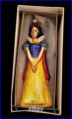 Christopher Radko Disney Snow White And The Seven Dwarfs Ornament Set MINT
