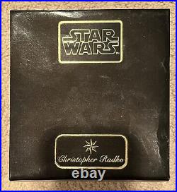 Christopher Radko Disney Star Wars Yoda Holiday Ornament 1998 NEW in Box With Tags