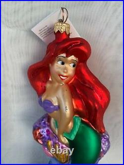 Christopher Radko Disney's Ariel The Little Mermaid Christmas Ornament