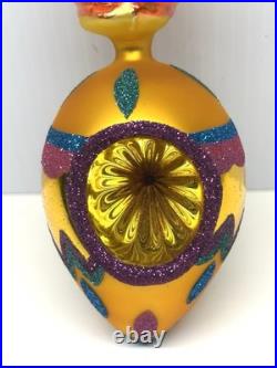 Christopher Radko EGGS & QUACKERS Easter Ornament Vintage 1999 Glass Reflector