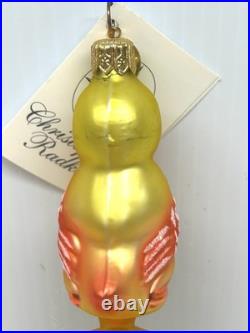Christopher Radko EGGS & QUACKERS Easter Ornament Vintage 1999 Glass Reflector