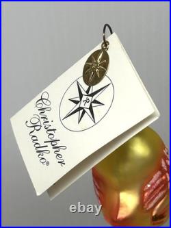 Christopher Radko EGGS & QUACKERS Easter Ornament Vintage 1999 Glass Reflector