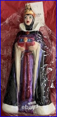 Christopher Radko EVIL QUEEN Snow White Seven Dwarfs 1998 Glass Ornament NEW