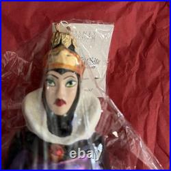 Christopher Radko EVIL QUEEN Snow White Seven Dwarfs 1998 Glass Ornament NEW
