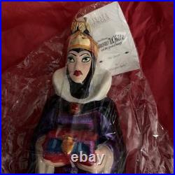 Christopher Radko EVIL QUEEN Snow White Seven Dwarfs 1998 Glass Ornament NEW