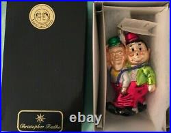 Christopher Radko EXIT STAGE RIGHT LAUREL & HARDY Ornament 99-LAH-01