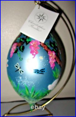 Christopher Radko Easter FERN MEADOW DROP Ornament 1010048 NEW +Box