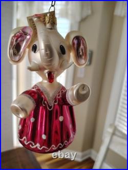 Christopher Radko Elephant Ornaments