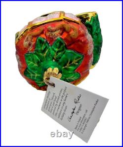 Christopher Radko Enchanted Evening Pumpkin Hallowee Ornament, Starlight Members