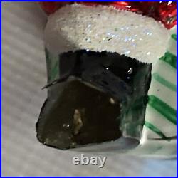 Christopher Radko Express Request Santa Glass Christmas Ornament 6 READ Rare