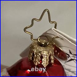 Christopher Radko Express Request Santa Glass Christmas Ornament 6 READ Rare