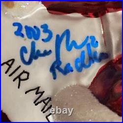 Christopher Radko Express Request Santa Glass Christmas Ornament 6 READ Rare