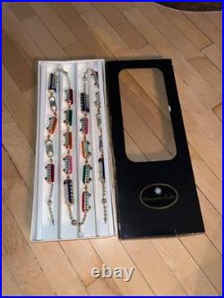 Christopher Radko Express Train Glass Garland 6 feet 1993