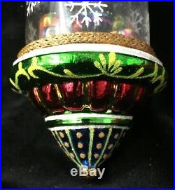 Christopher Radko Exquisite Globe Ornament Crystal Cracker #1010385 New 2003