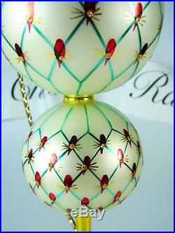 Christopher Radko FRENCH REGENCY Elegant Polish Glass Ornament BEAUTIFUL