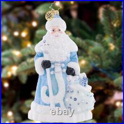 Christopher Radko FROSTY FATHER CHRISTMAS Ornament 1021628 Blue