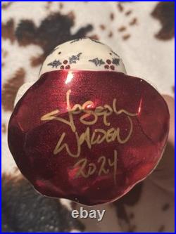 Christopher Radko FROSTY FAWN SANTA Signed By Joseph Walden