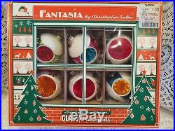 Christopher Radko Fantasia Grandma's Own Vintage Glass Ornament Set / 6