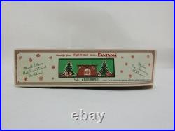 Christopher Radko Fantasia Indent Glass Ornaments Set 6 With Box Poland Vintage
