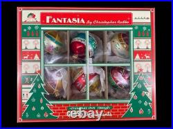 Christopher Radko Fantasia Lady Ashworth Grandma's Own 6pc Glass Ornaments MIB