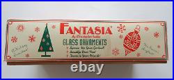 Christopher Radko Fantasia Select Edition Glass Ornaments Set Of 3 In Box