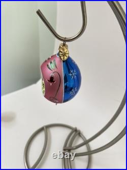 Christopher Radko Fantasia Select Edition Glass Ornaments Set Of 3 In Box